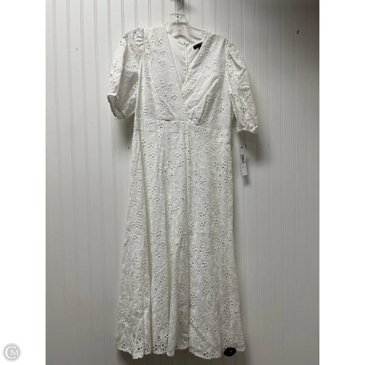 Dress Casual Maxi By Maggy London In White, Size: M