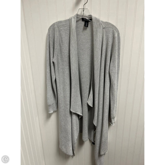 Sweater Cardigan By White House Black Market In Grey, Size: M