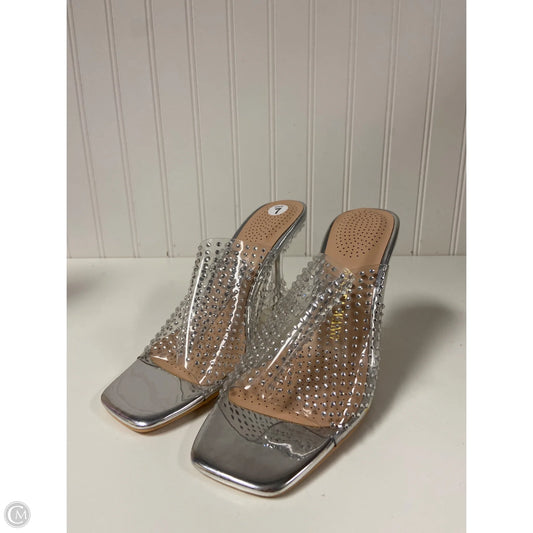 Shoes Heels Stiletto By Azalea Wang In Clear, Size: 7