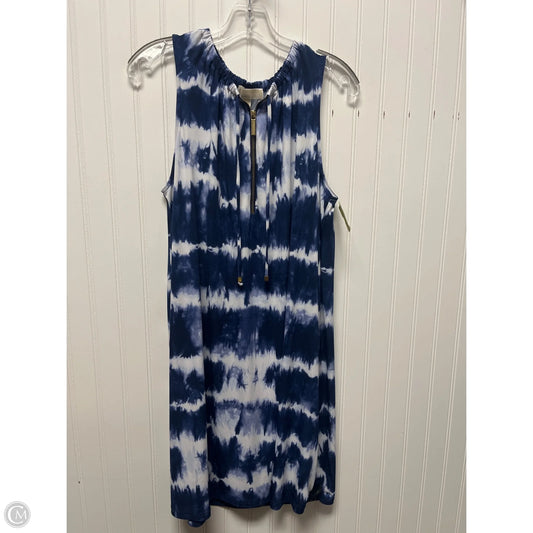 Dress Casual Short By Michael By Michael Kors In Blue & White, Size: Xl