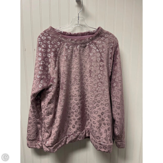 Sweater By Clothes Mentor In Purple, Size: L