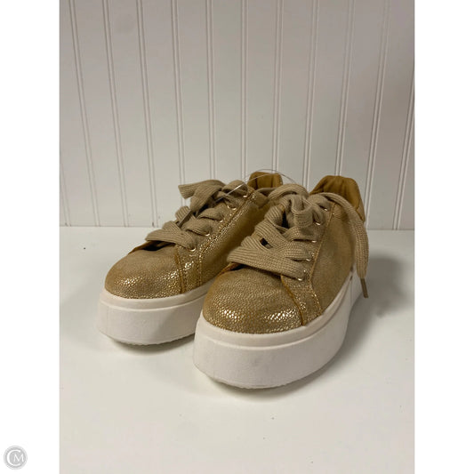 Shoes Sneakers Platform By Clothes Mentor In Brown, Size: 7.5