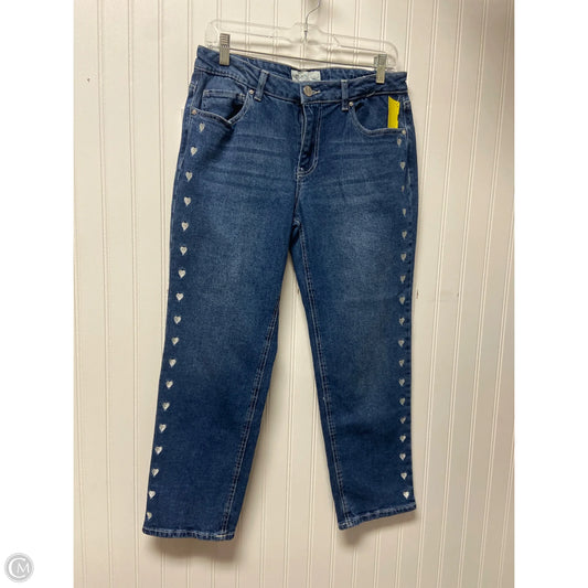 Jeans Straight By Clothes Mentor In Blue Denim, Size: 10
