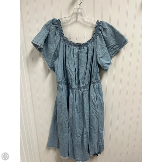 Dress Casual Short By Lane Bryant In Blue Denim, Size: 2x
