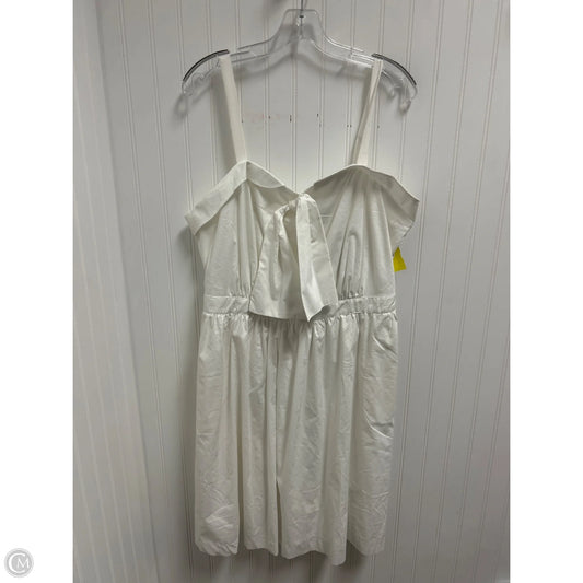 Dress Party Short By Lane Bryant In White, Size: 1x