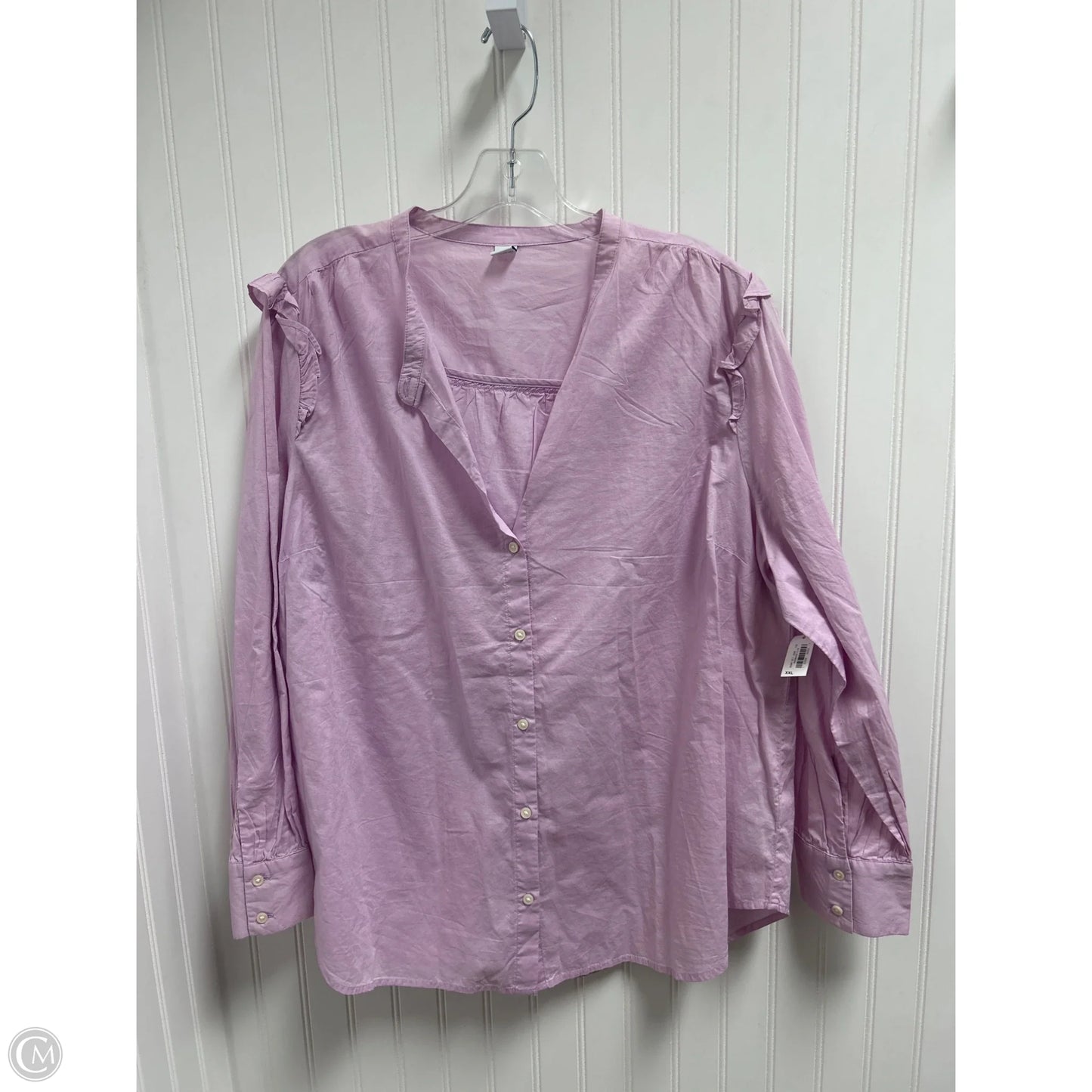 Top Long Sleeve Basic By Old Navy In Purple, Size: Xl