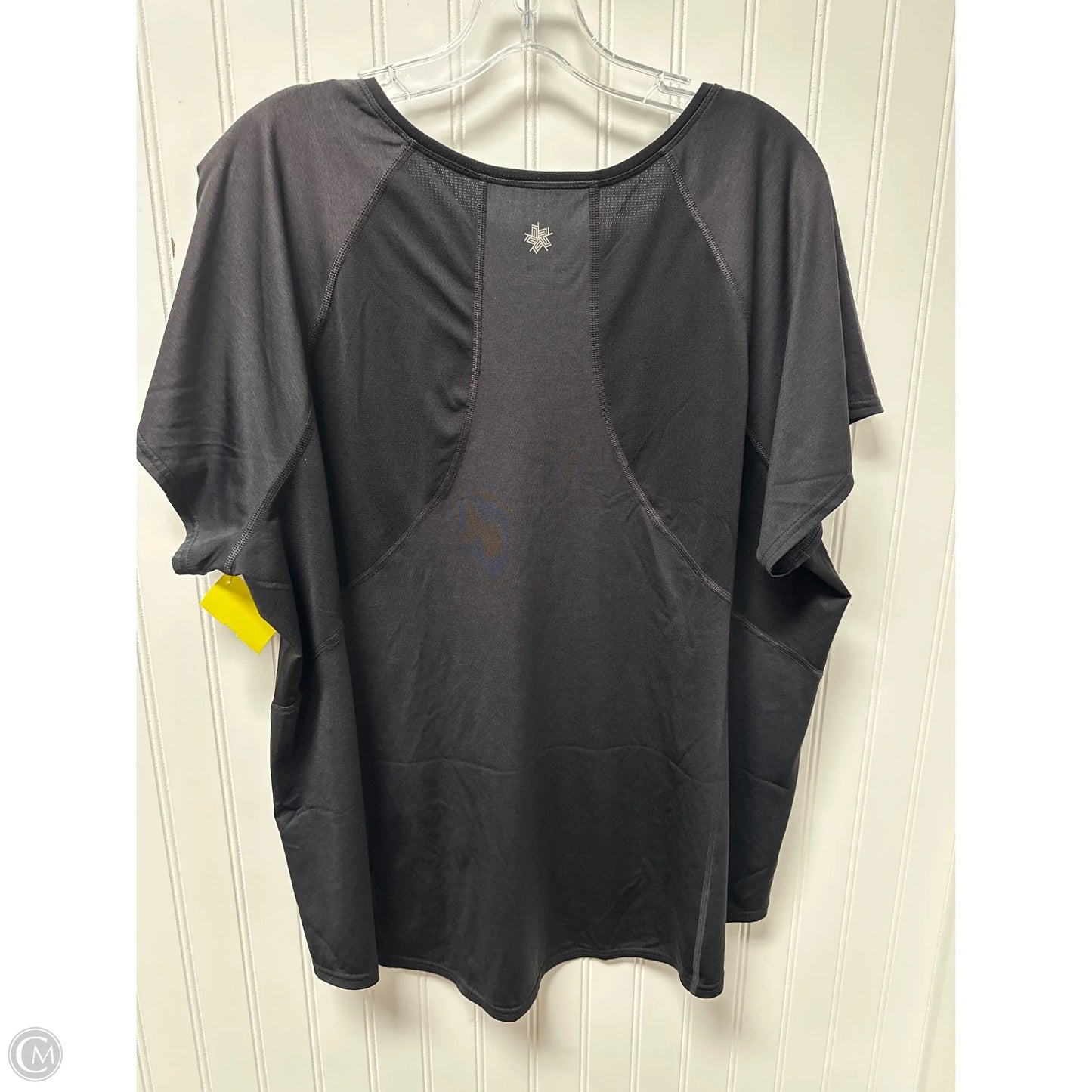 Athletic Top Short Sleeve By Tek Gear In Grey, Size: 2x