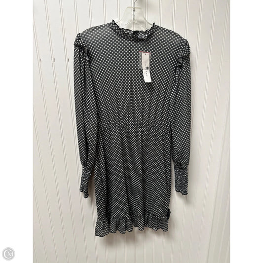 Dress Casual Short By Topshop In Black & Tan, Size: M