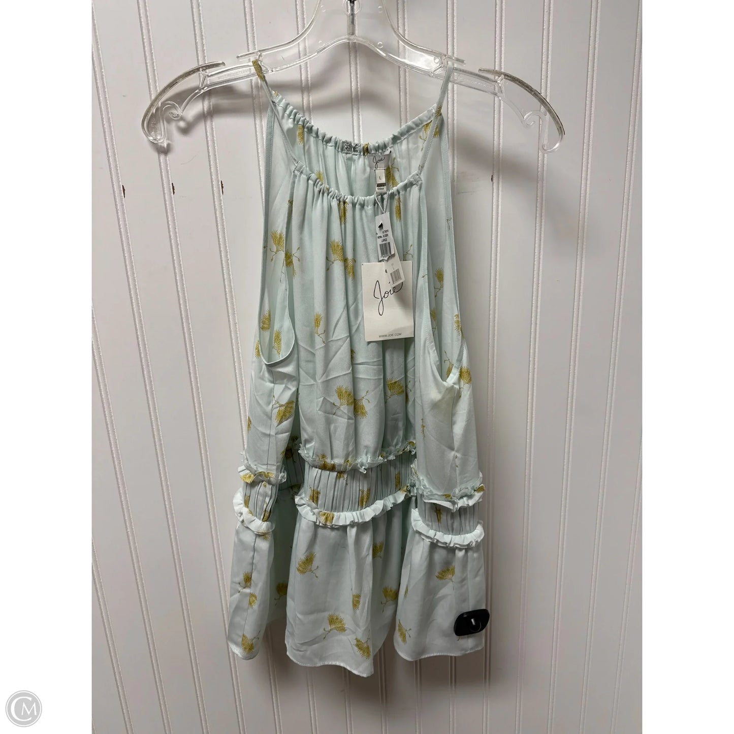 Top Sleeveless By Joie In Aqua, Size: L