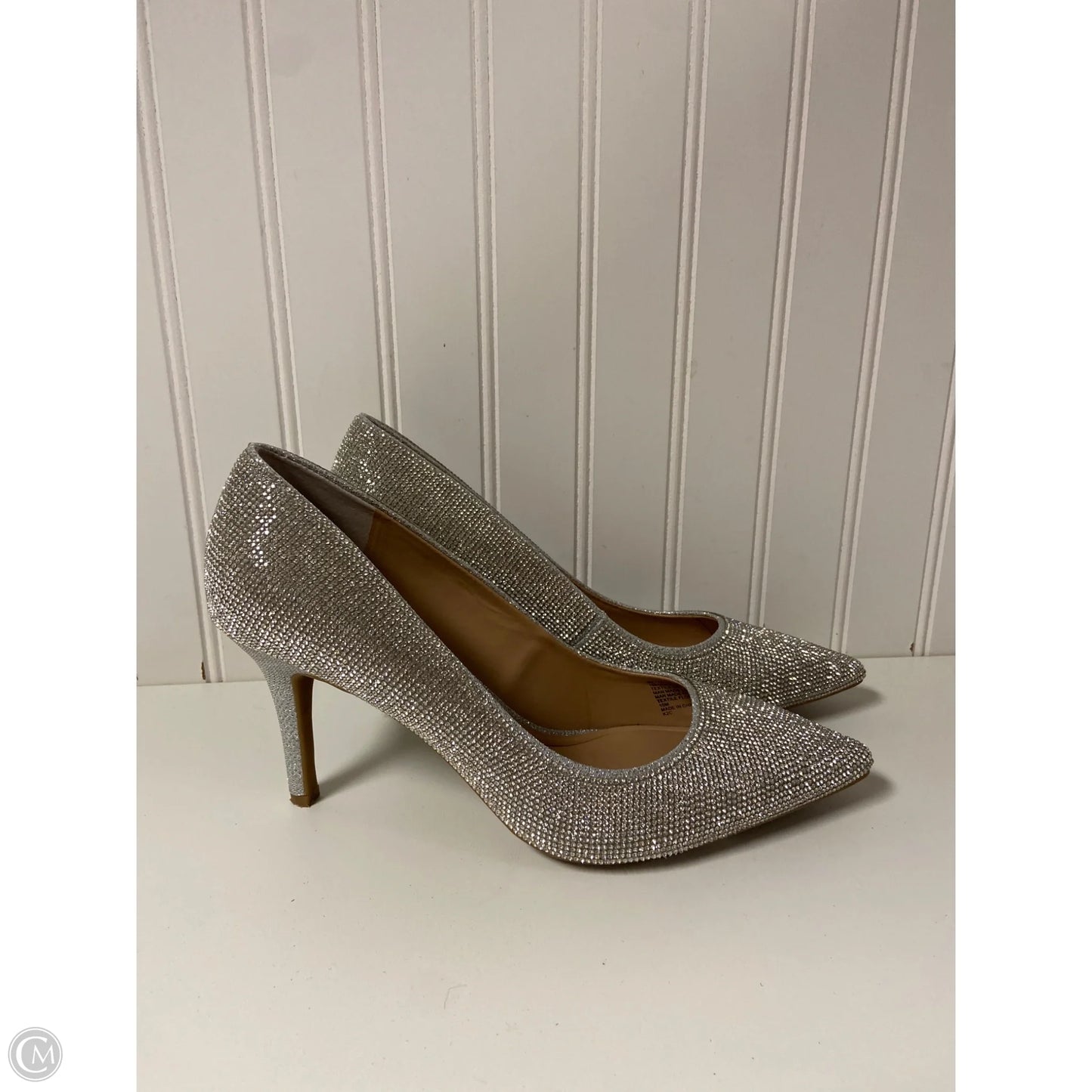 Shoes Heels Stiletto By Inc In Silver, Size: 10