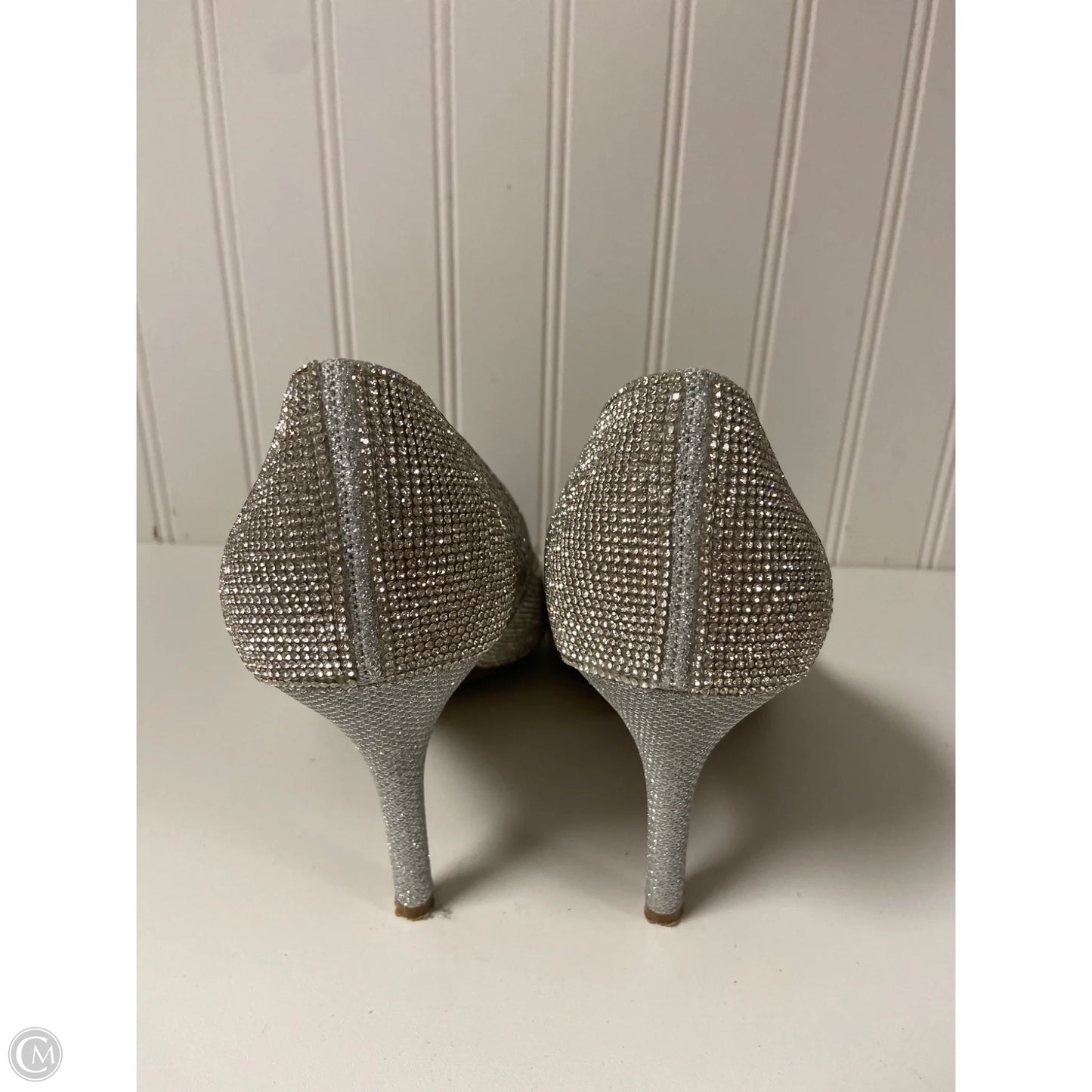 Shoes Heels Stiletto By Inc In Silver, Size: 10