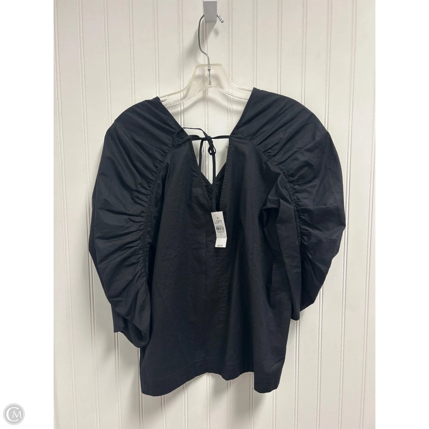 Top Long Sleeve By Loft In Black, Size: S