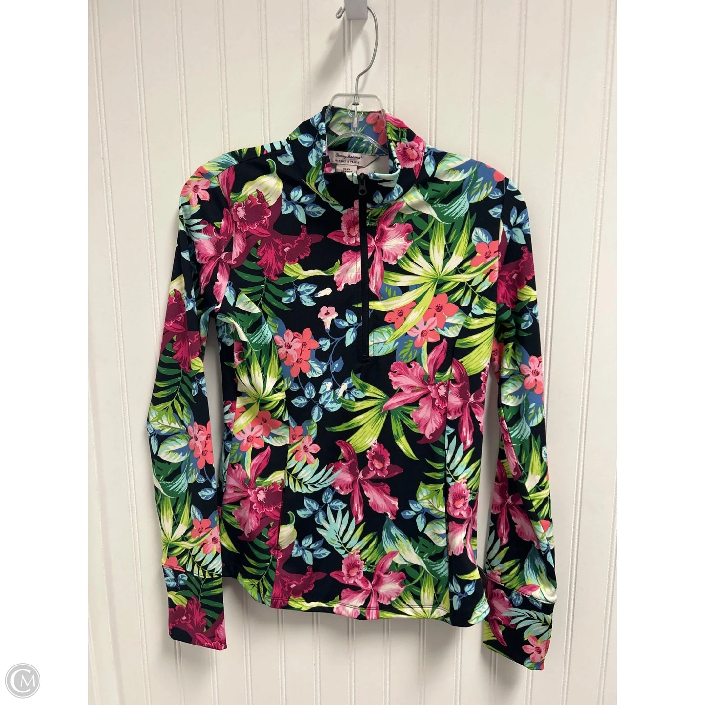 Athletic Sweatshirt Collar By Tommy Bahama In Floral Print, Size: Xs