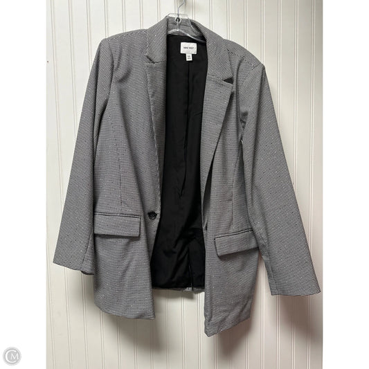 Blazer By Nine West In Black & White, Size: 1x