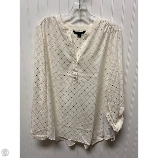 Top Long Sleeve By Zac And Rachel In Cream, Size: L