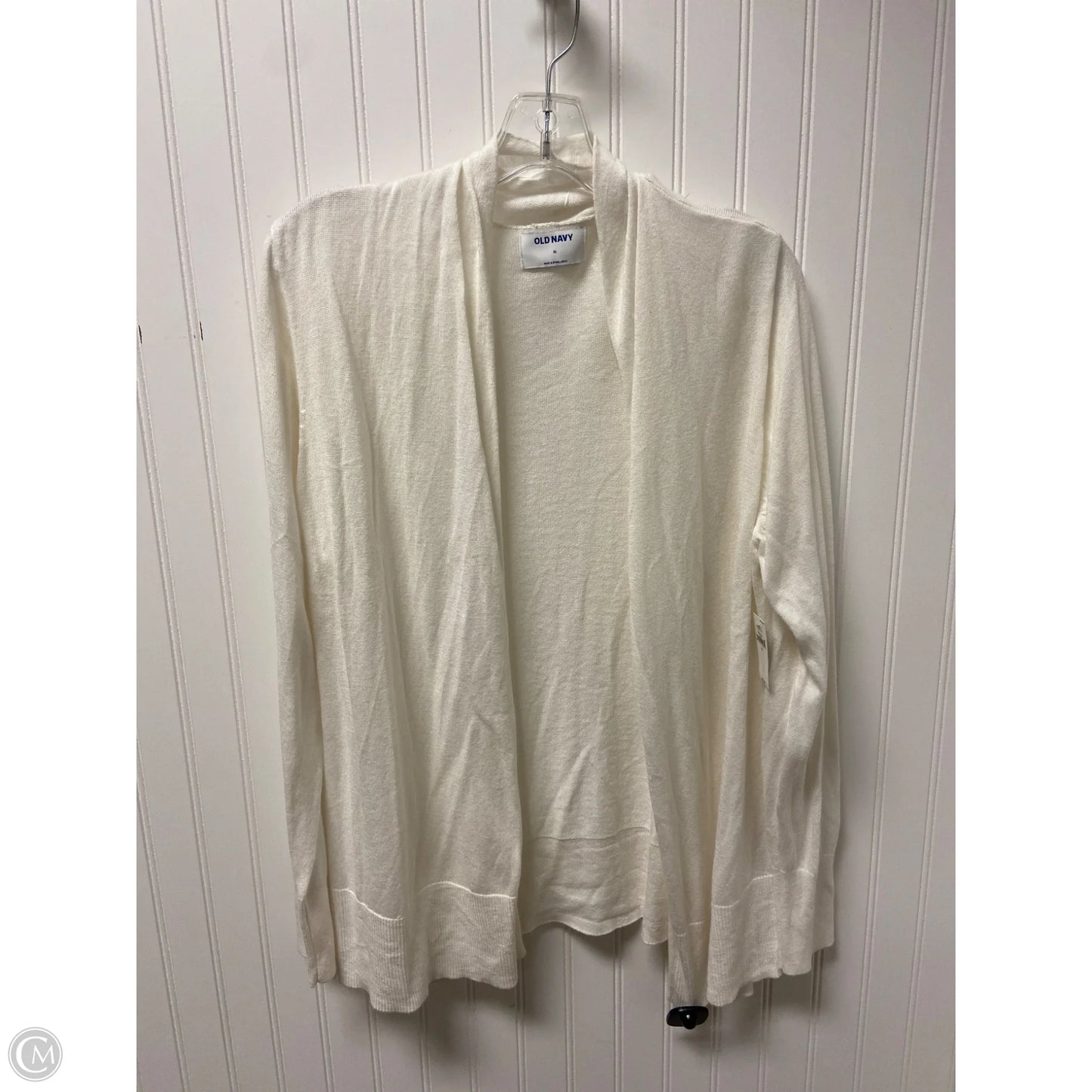 Sweater Cardigan By Old Navy In Cream, Size: Xl