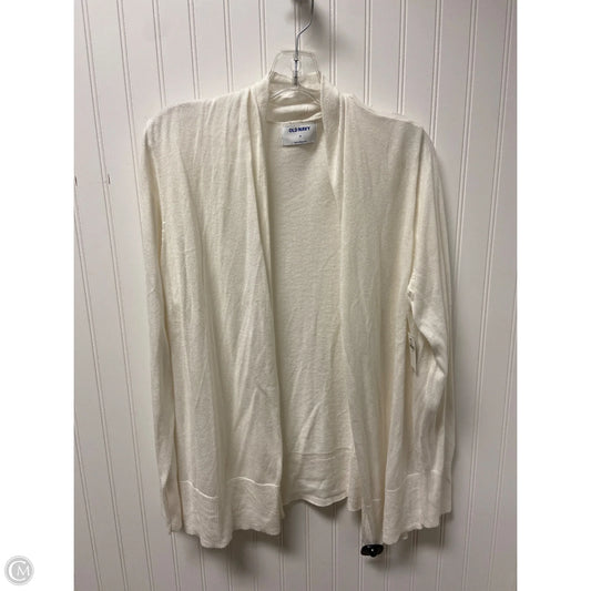 Sweater Cardigan By Old Navy In Cream, Size: Xl