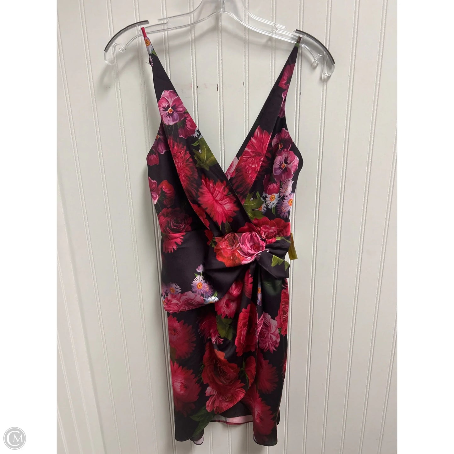 Dress Party Short By Express In Floral Print, Size: M