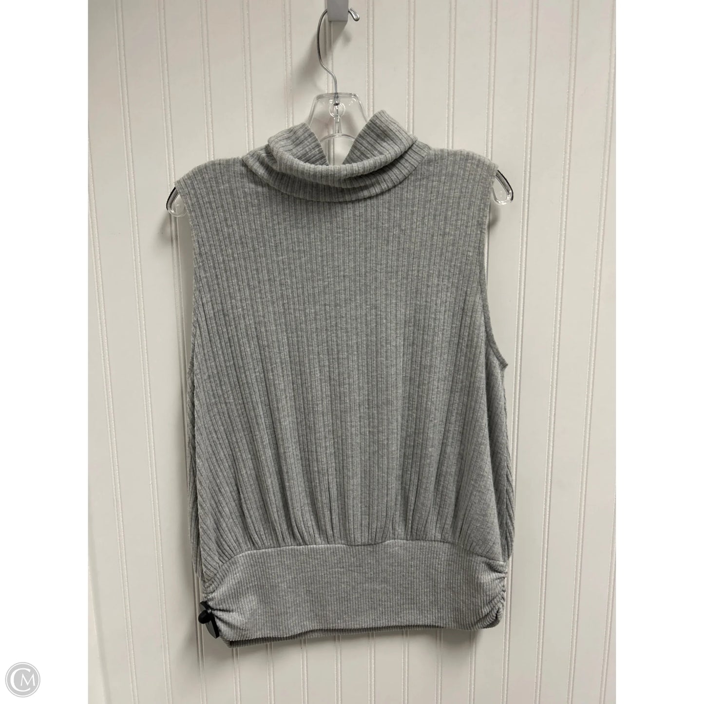 Top Sleeveless By Democracy In Grey, Size: L