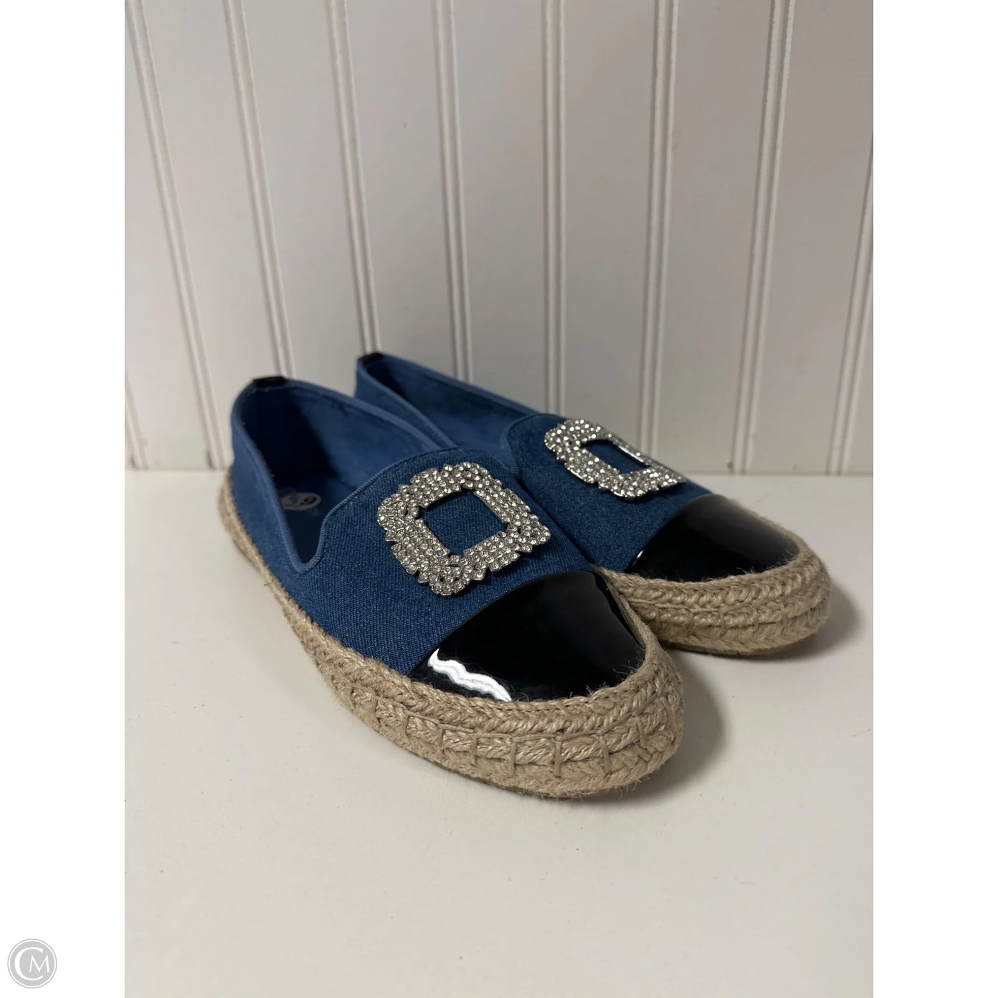 Shoes Flats By On 34th In Blue Denim, Size: 6.5