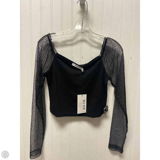 Top Long Sleeve By Clothes Mentor In Black, Size: Xs