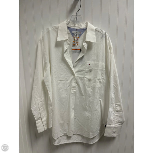 Top Long Sleeve Basic By Tommy Hilfiger In White, Size: L