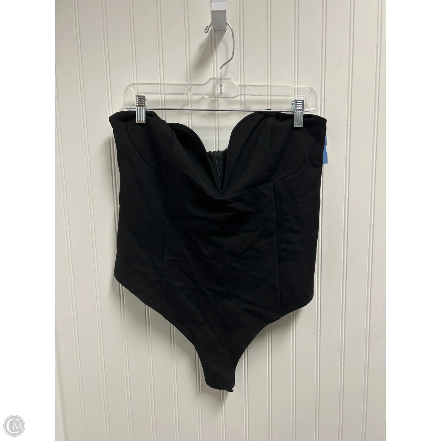 Bodysuit By Clothes Mentor In Black, Size: L