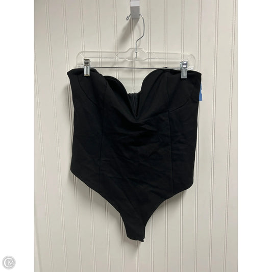 Bodysuit By Clothes Mentor In Black, Size: L