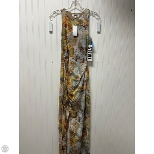 Dress Casual Maxi By Steve Madden In Green & Yellow, Size: S