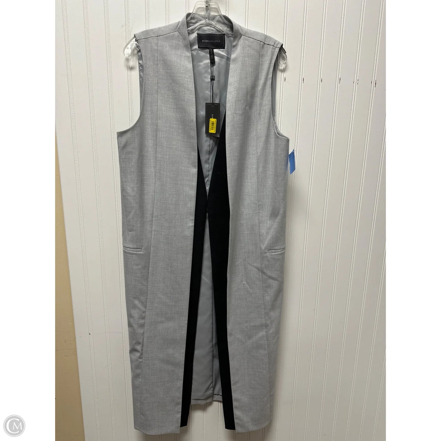 Vest Other By Bcbgmaxazria In Grey, Size: L