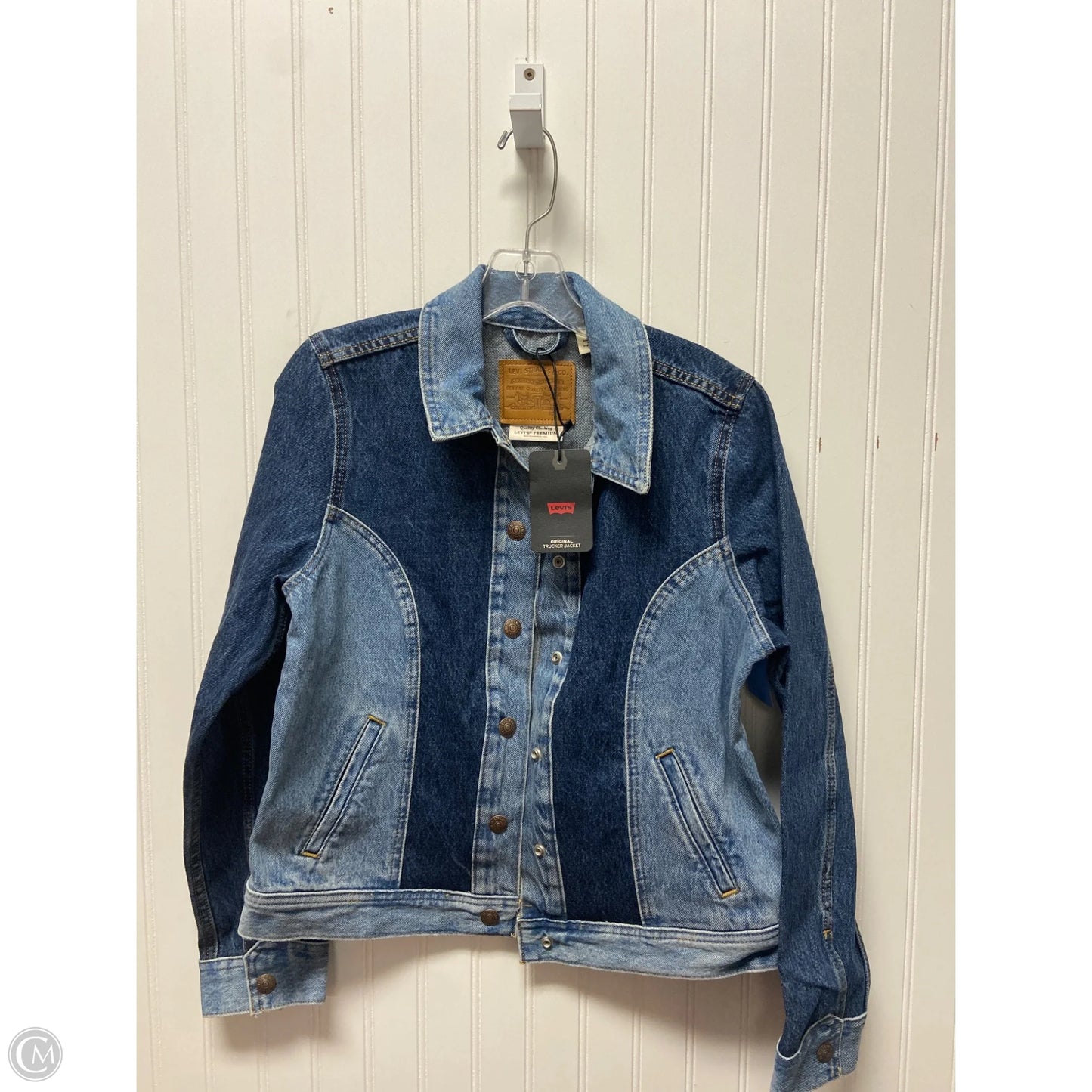 Jacket Denim By Levis In Blue Denim, Size: M