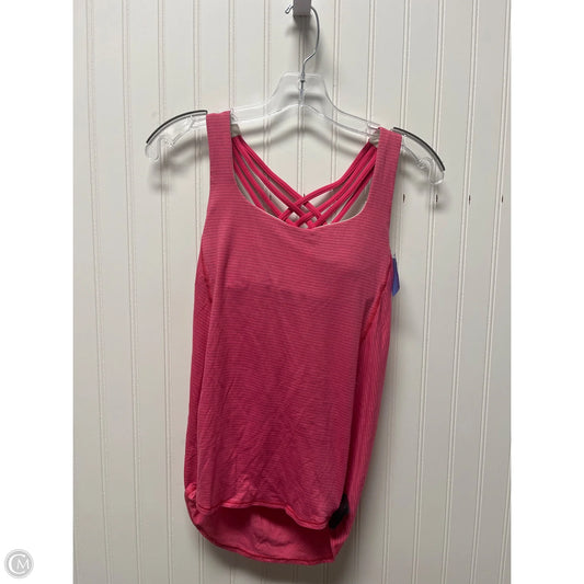 Athletic Tank Top By Lululemon In Pink, Size: S