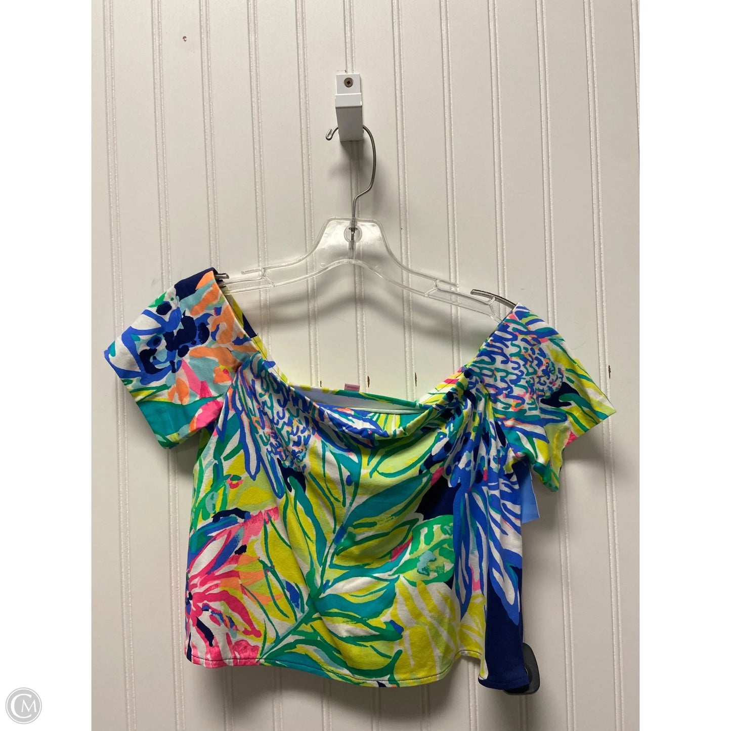 Top Short Sleeve Designer By Lilly Pulitzer In Multi-colored, Size: Xs