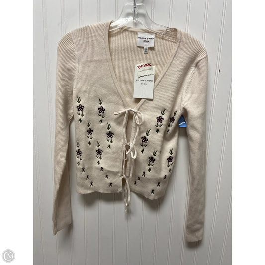 Cardigan By Clothes Mentor In Beige, Size: S