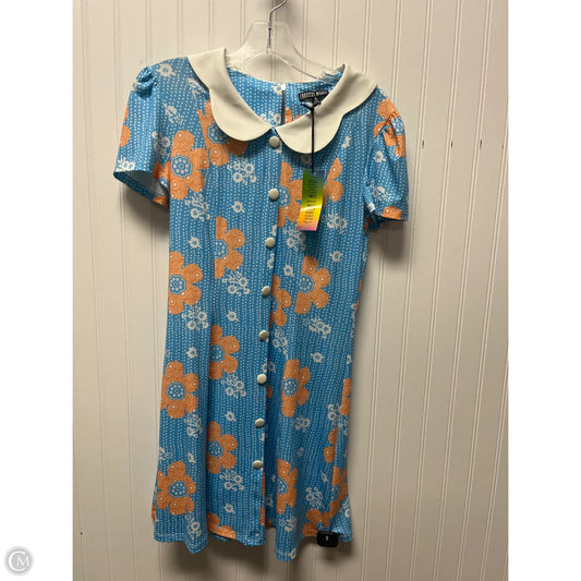 Dress Casual Short By Cmc In Blue & Orange, Size: S