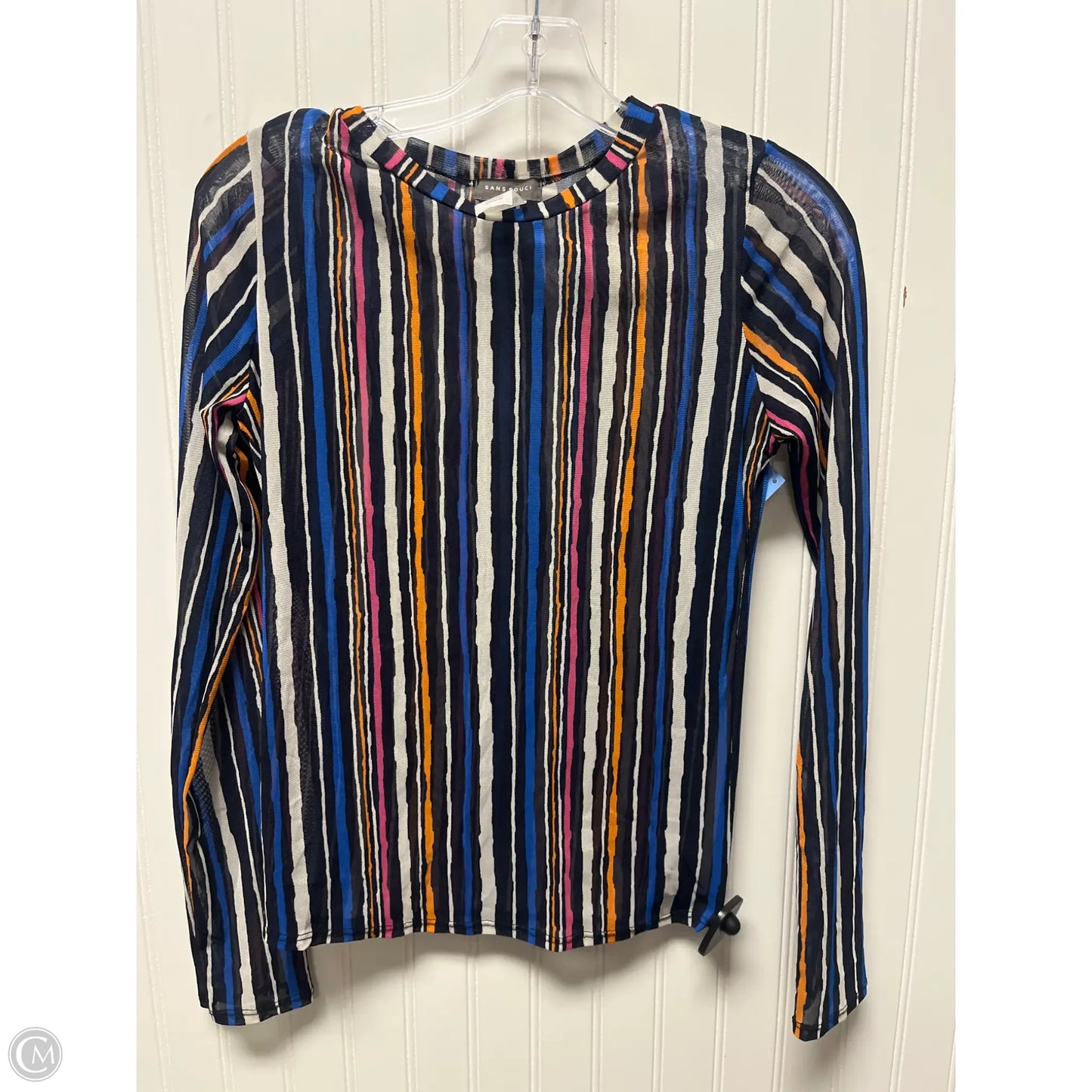 Top Long Sleeve By Clothes Mentor In Multi-colored, Size: M