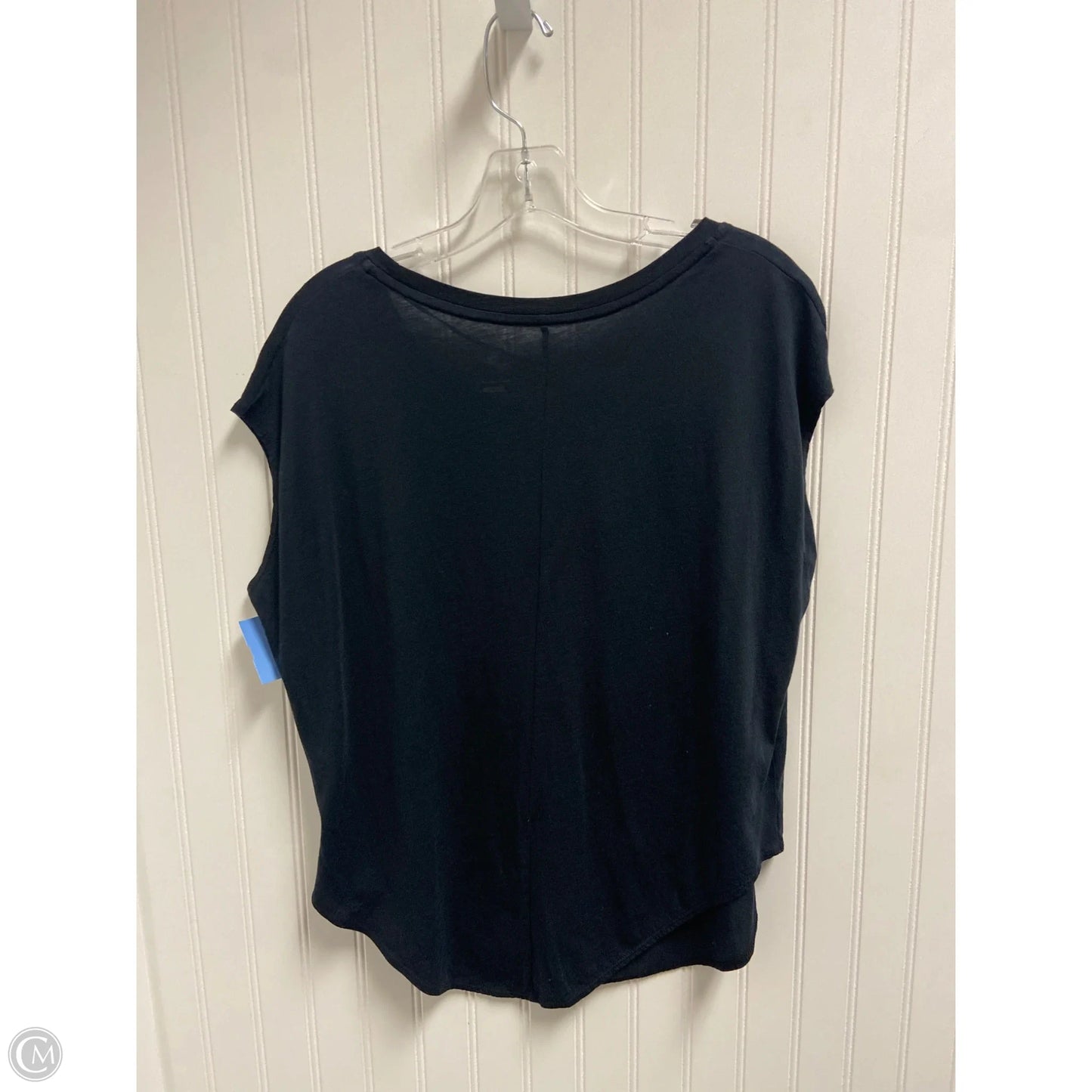 Athletic Top Short Sleeve By Nike In Black, Size: M