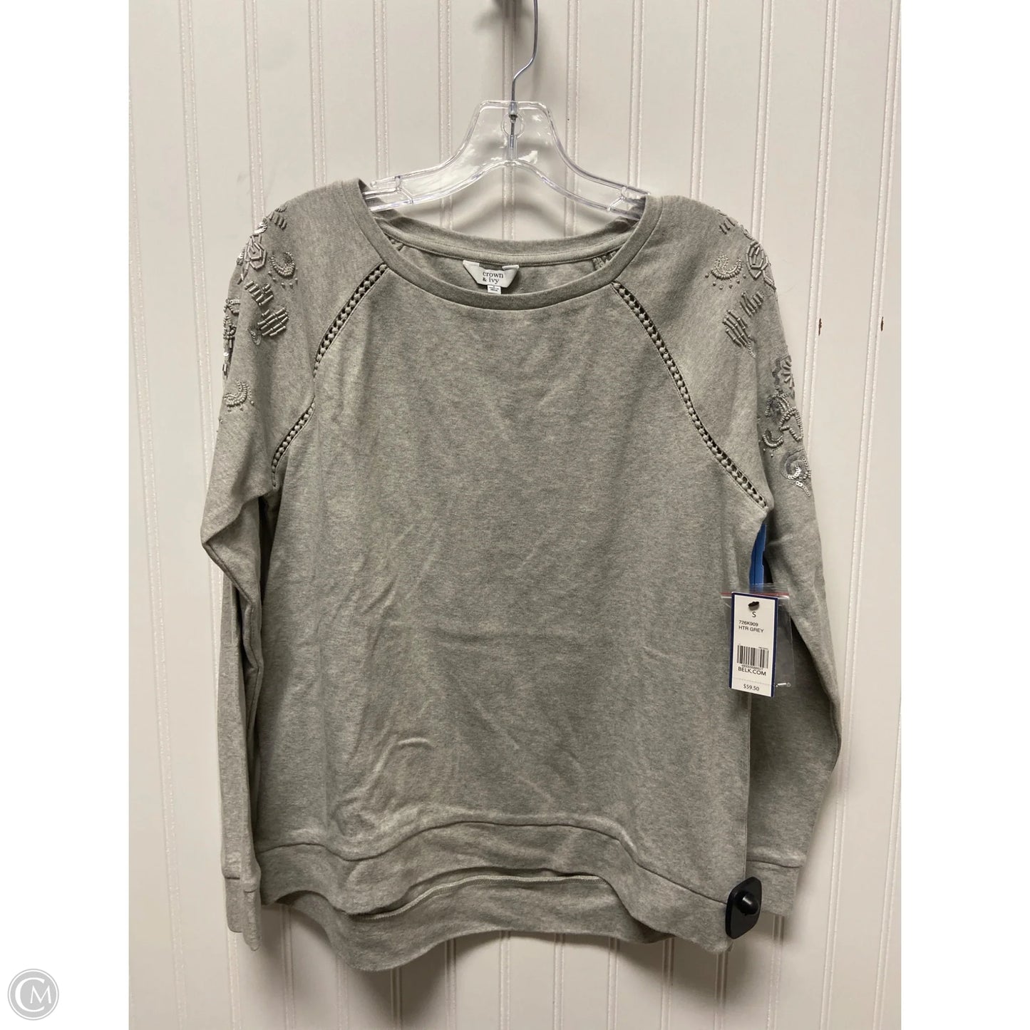 Sweater By Crown And Ivy In Grey, Size: S