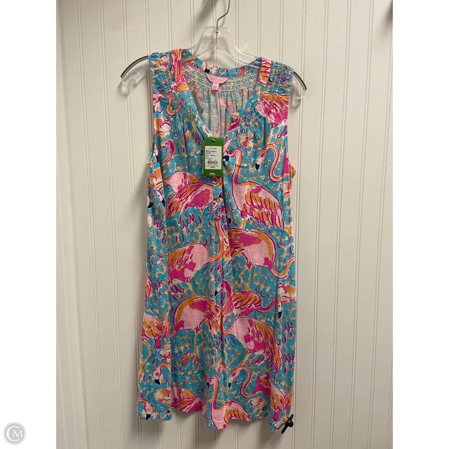 Dress Designer By Lilly Pulitzer In Blue & Pink, Size: M