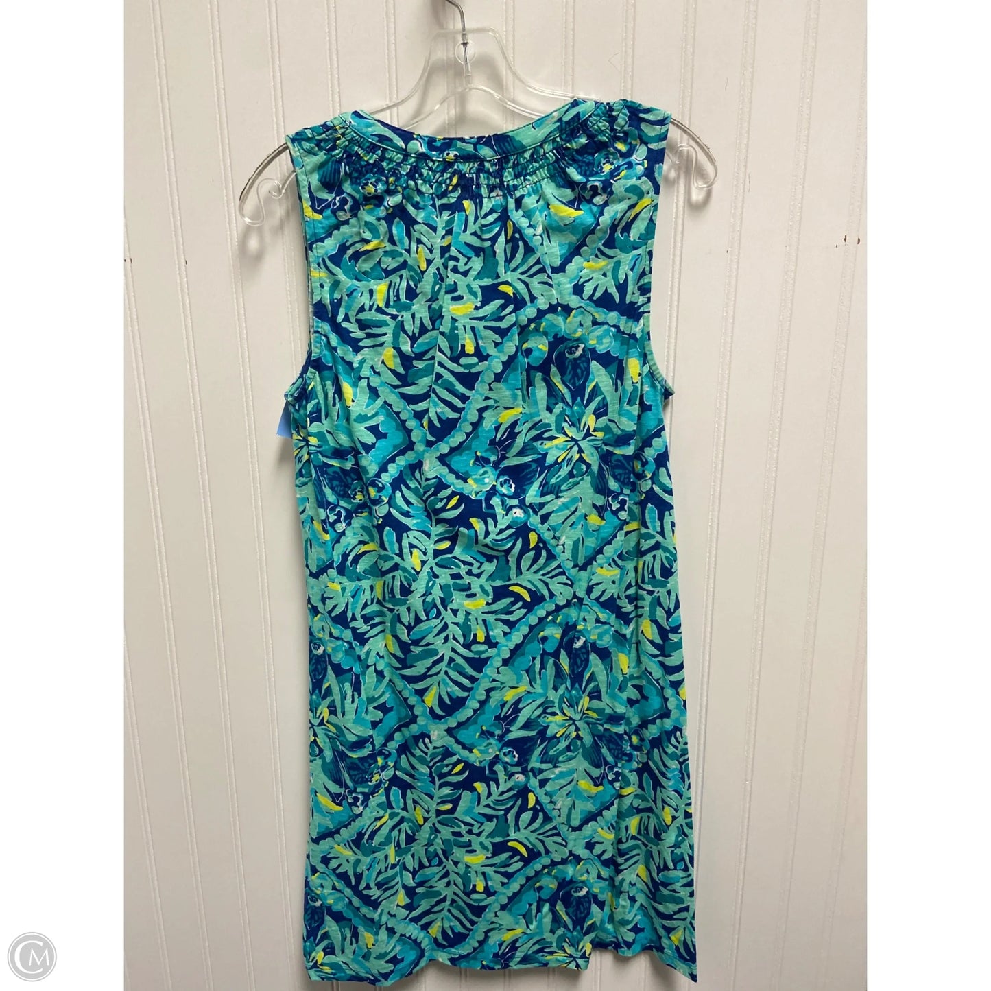Dress Designer By Lilly Pulitzer In Blue & Green, Size: M