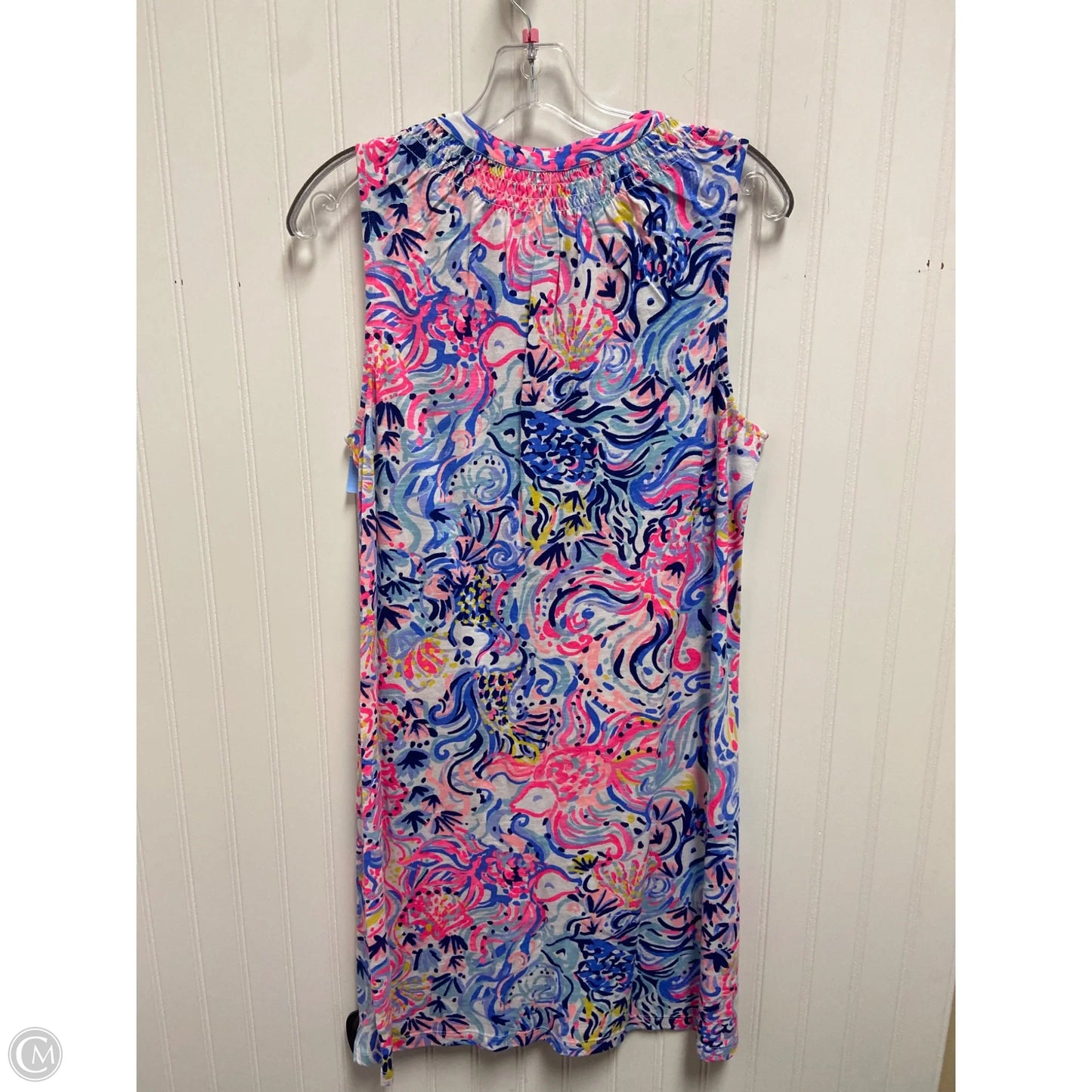Dress Designer By Lilly Pulitzer In Blue & Pink, Size: M