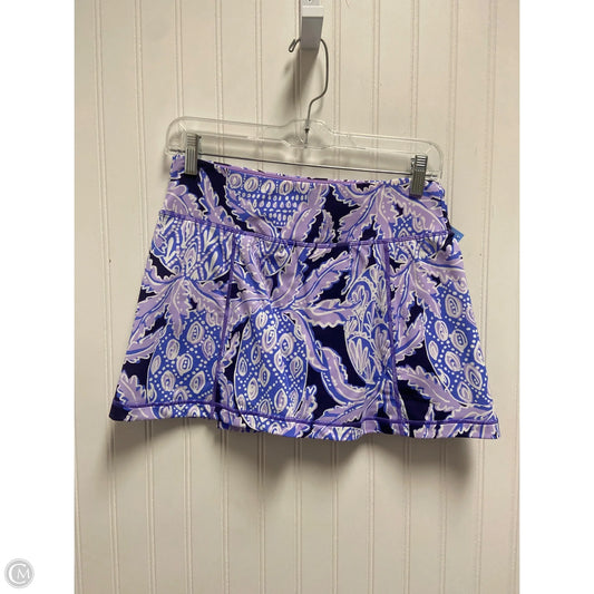 Skort Designer By Lilly Pulitzer In Purple, Size: Xs
