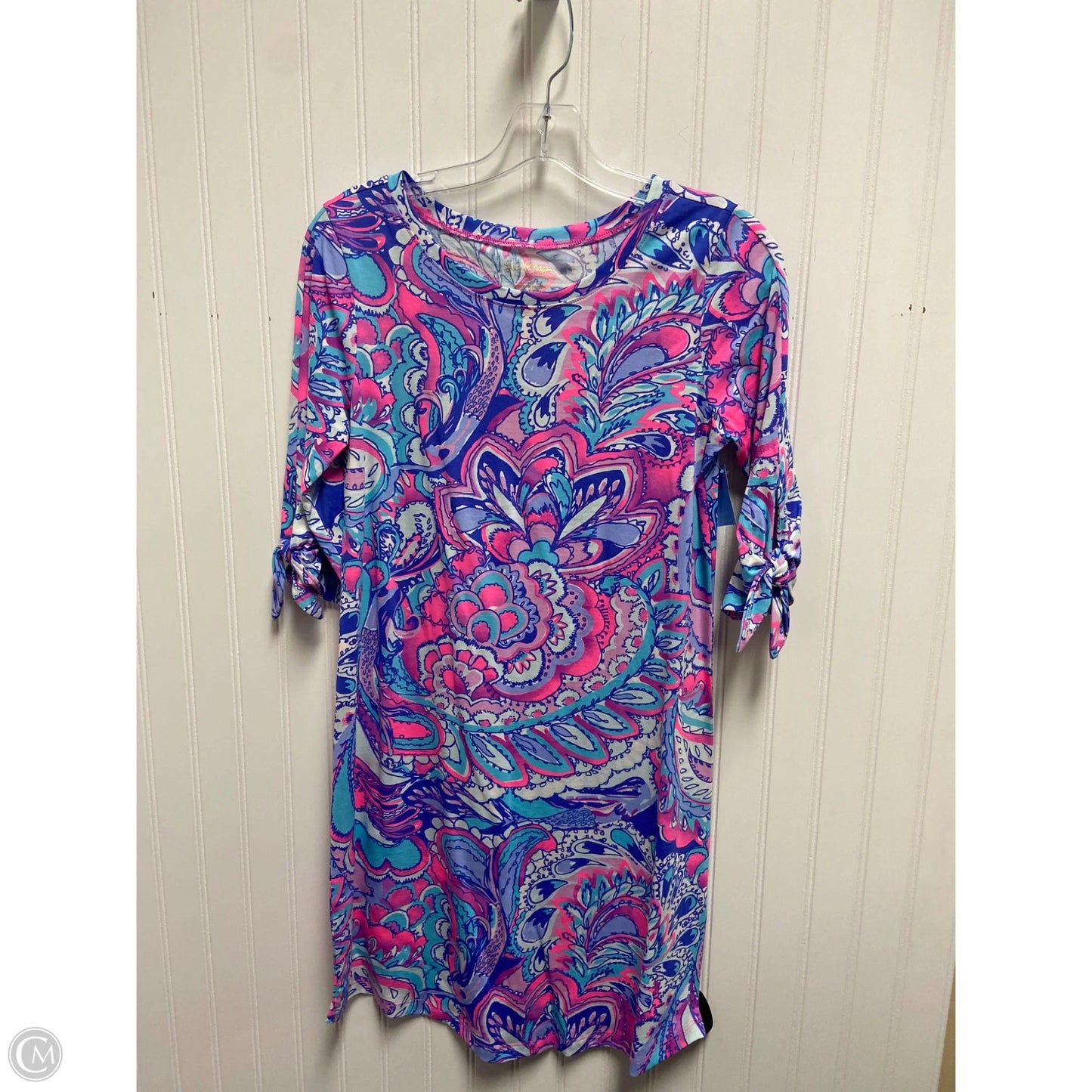 Dress Designer By Lilly Pulitzer In Pink & Purple, Size: S