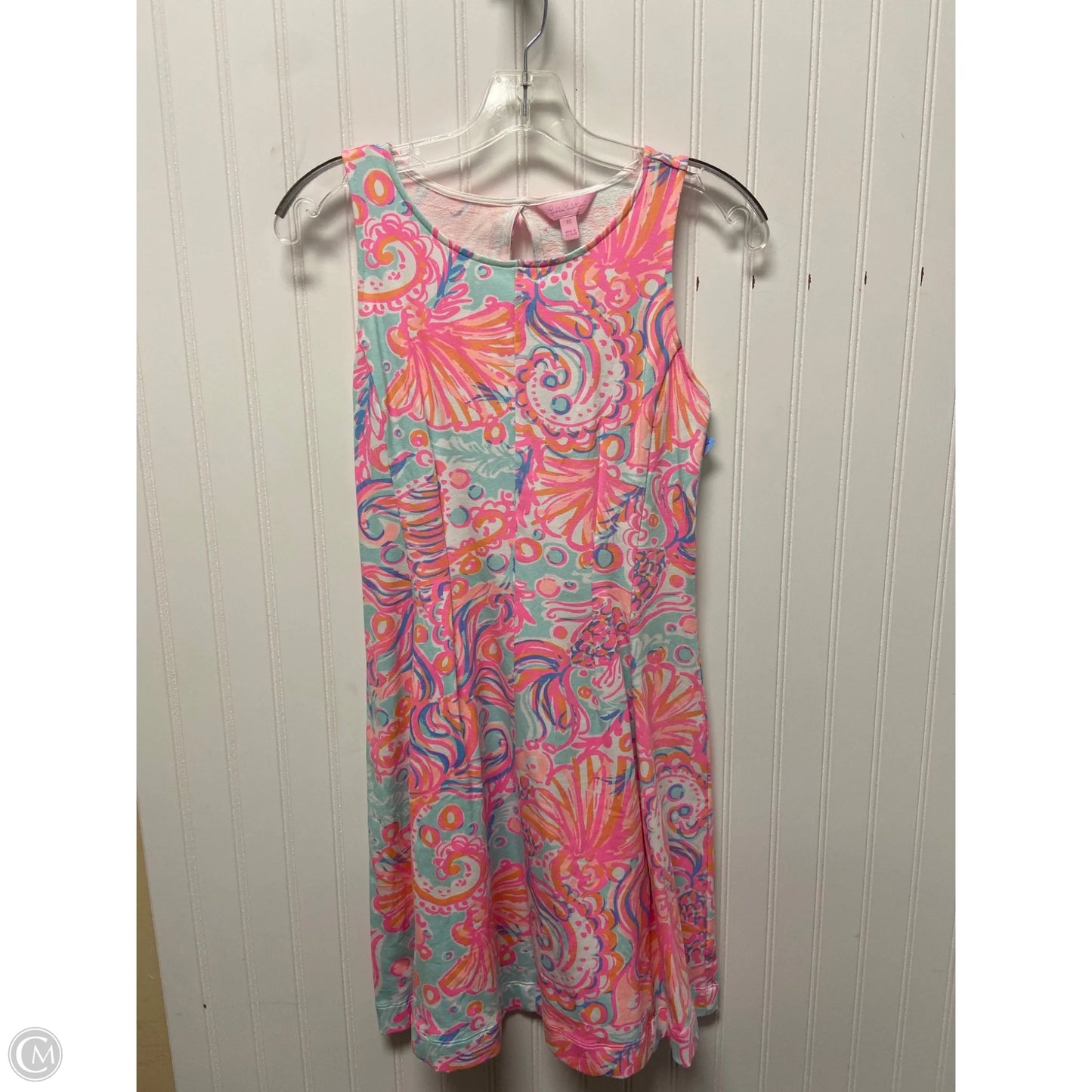 Dress Designer By Lilly Pulitzer In Blue & Pink, Size: Xs