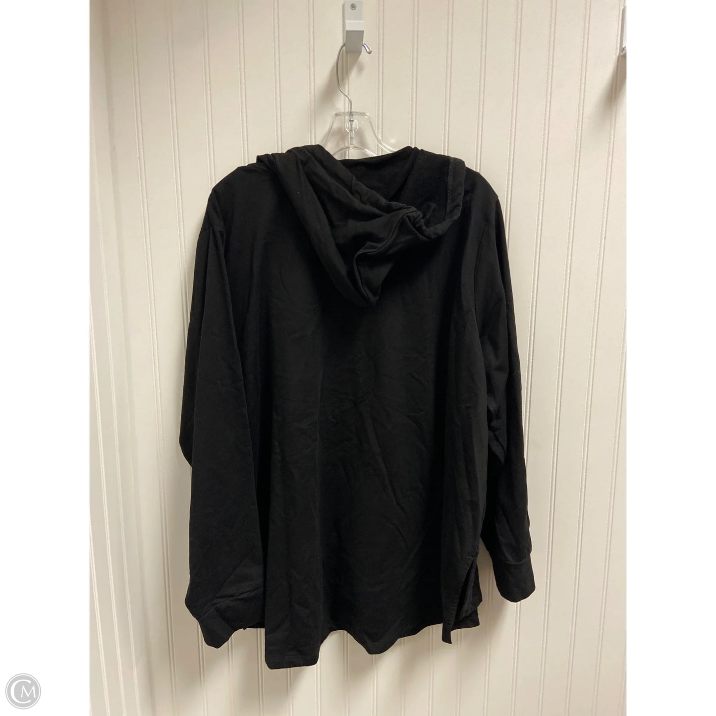 Sweatshirt Hoodie By Michael By Michael Kors In Black, Size: 2x
