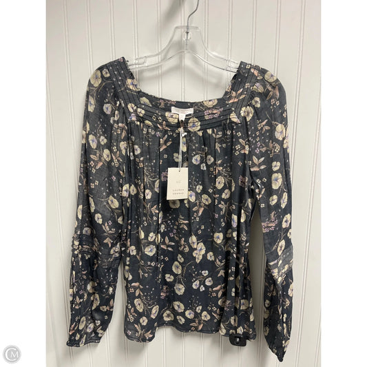 Top Long Sleeve By Lc Lauren Conrad In Grey, Size: M
