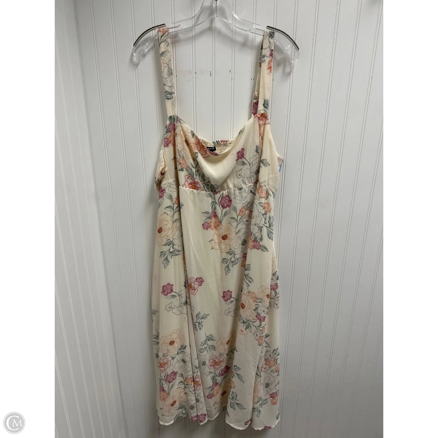 Dress Casual Midi By Torrid In Beige, Size: 3x
