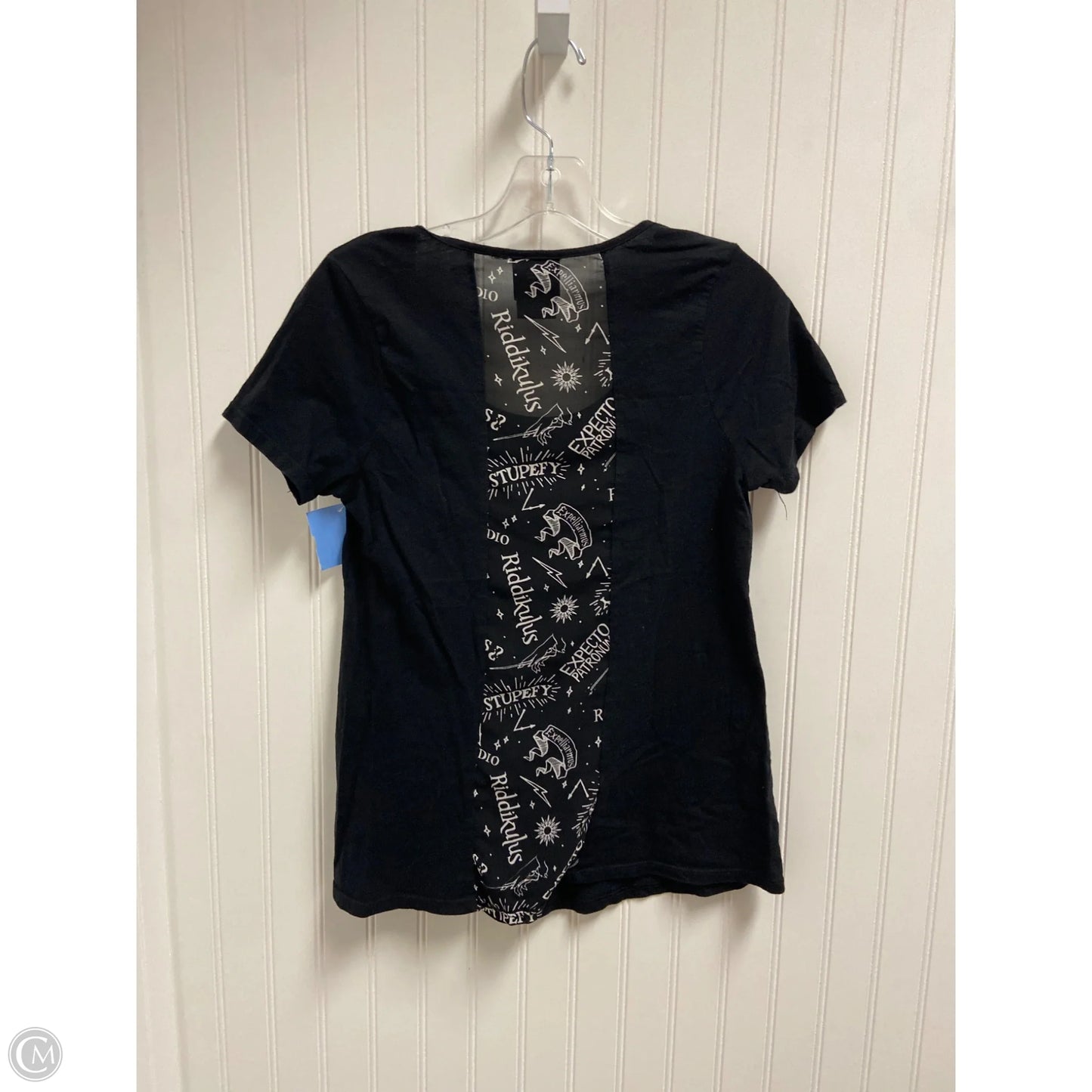 Top Short Sleeve Basic By Clothes Mentor In Black, Size: S