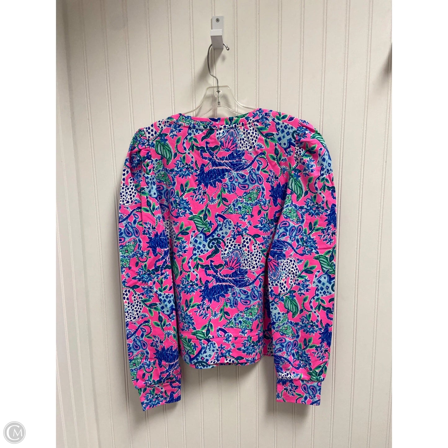 Top Long Sleeve Designer By Lilly Pulitzer In Pink, Size: L