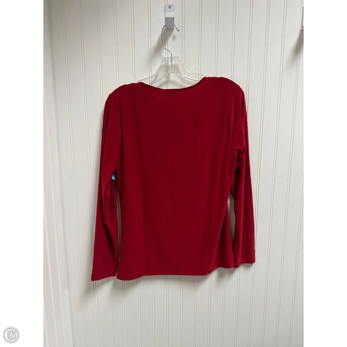 Top Long Sleeve By Nine West In Red, Size: L